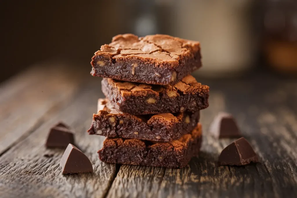 Scooping brownie cookie dough onto a baking tray